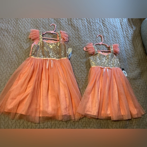 Popatu little girls sequin dress . Size 8 - Picture 14 of 16